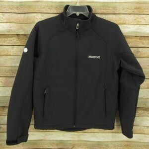 Marmot Black Wind Resistant Zipper Front Jacket M
